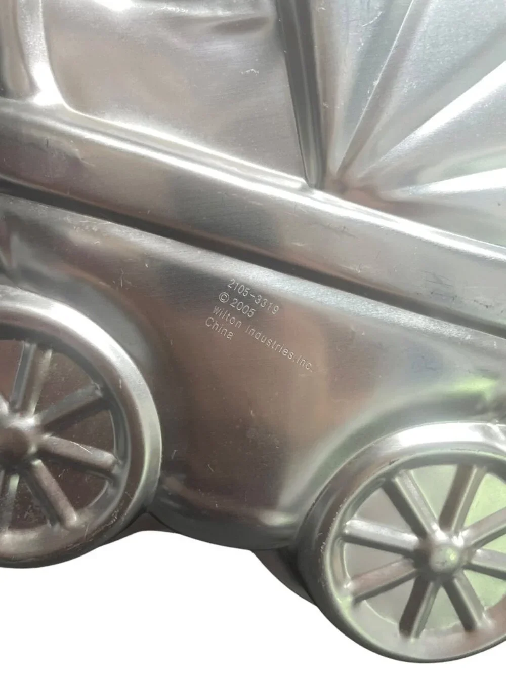 Wilton‎ 2105-3319 Baby Carriage Cake Pan Aluminum Baby Shower Pram